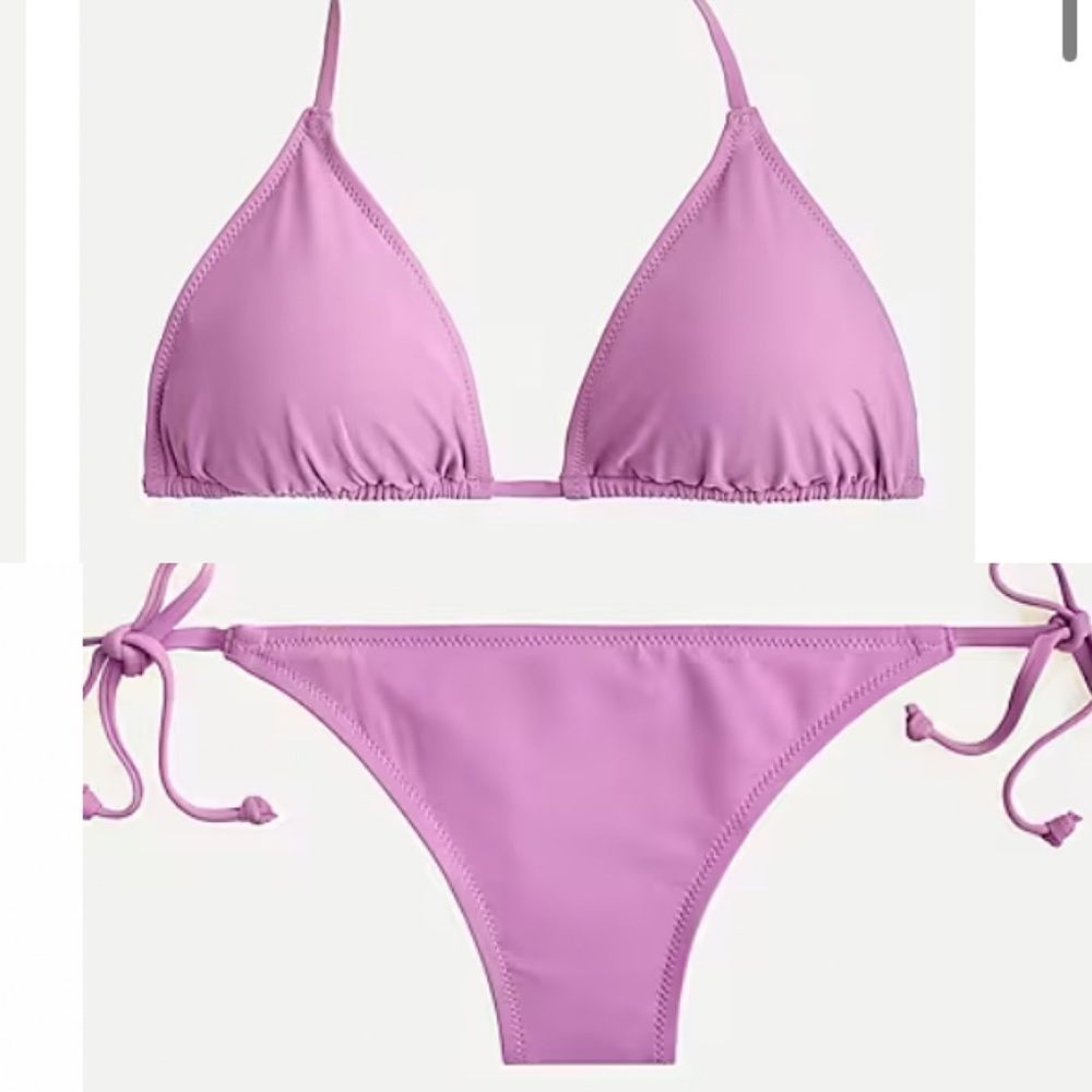 JCrew string bikini color radiant orchid XS